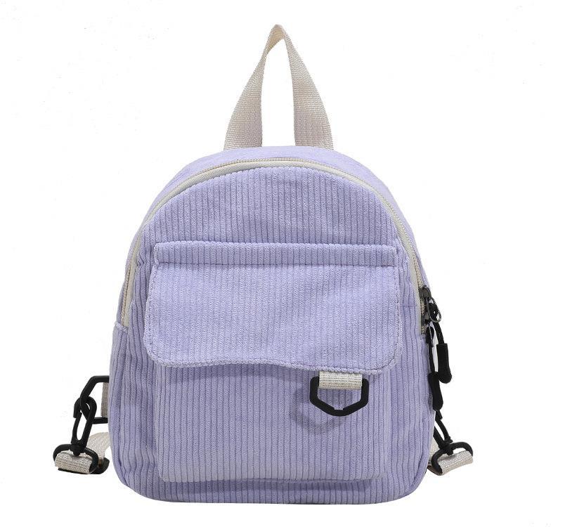Corduroy Backpack/Small Cosmetic Bag